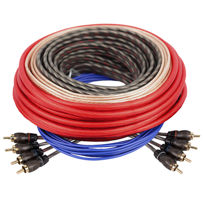 Комплект проводов ACV KIT 4.8BR (4-кан усил-ля 8AWG/Mini ANL 60A)