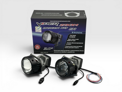 Светодиодная BI-LED линза Viper Zoom Dragon K-7 D1 3"