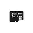 Карты памяти SmartBuy MicroSDHC 8 Gb class 10