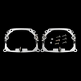 Рамка для би-линз MTF BMW X5 2011 AFS\BOSCH AFS to HELLA 3R (TC-BS-HL) (пара)
