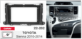 Рамка переходная CARAV 22-202 для TOYOTA Sienna 2010-2014