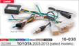 Комплект проводов для Android CARAV 16-038 для TOYOTA 2003-2013 (select models)