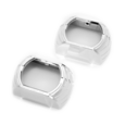 Маска для би-линз MTF Маски MTF Light №01S для Bi-LED линз 3" под прямоугольные линзы, хром. 2шт. (MK01SC)