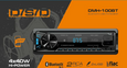 Автомагнитола DSD DMH-100BT голубая подсветка