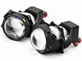 Светодиодная BI-LED линза GTR  Truck 24 вольта 3.0 дюйма, 5500K, 24V, крепление 3R (комплект, 2шт)