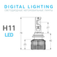 Светодиодная лампа головного света MTF DIGITAL LIGHTING Н11/Н8/Н9 3000-7000K (SM11K5)