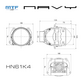 Светодиодная BI-LED линза MTF серия NAVI, 12В, 53/61Вт, 4500К, 3" (HN61K4)