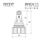 Светодиодная лампа MTF LIGHT BACK LIGHT 2.0 в фонарь заднего хода, 12В, 25Вт, 5500К, W16W RLW16W