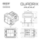Светодиодная BI-LED линза MTF QUADRIX MINI, 12В, 30ВТ, 5500К, 2300LM, QM30HB