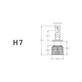 Светодиодная лампа головного света MTF серия RETROFIT LED, H7/H18 RT07K4