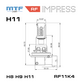 Светодиодная лампа головного света MTF Светод лампы MTF Light серия IMPRESS RETROFIT H11/8/9/16, 12V, 24W, 2100LM, 3500K, штатн р-р, к-кт. RF11K4