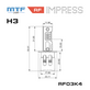 Светодиодная лампа головного света MTF серия IMPRESS RETROFIT H3, 12V, 24W, 2100LM, 3000K, штатный размер, к-кт. RF03K4