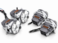 Светодиодная BI-LED линза AOZOOM R8 Round 3.0 дюйма, 5 чипов (комплект, 2шт)